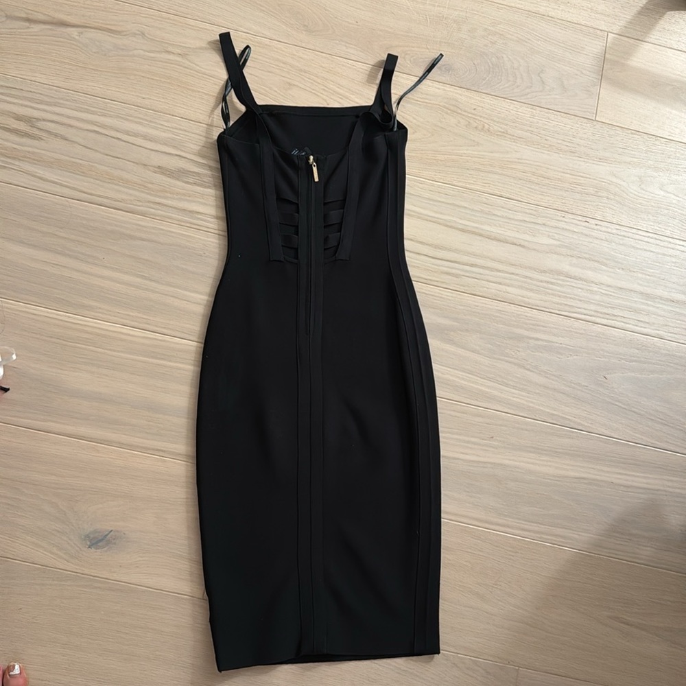 Size small MARCIANO BLACK BODYCON dress
